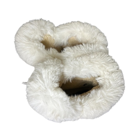 Stylish Women's Black and White Fur-Lined Boots - Picture 7 of 12